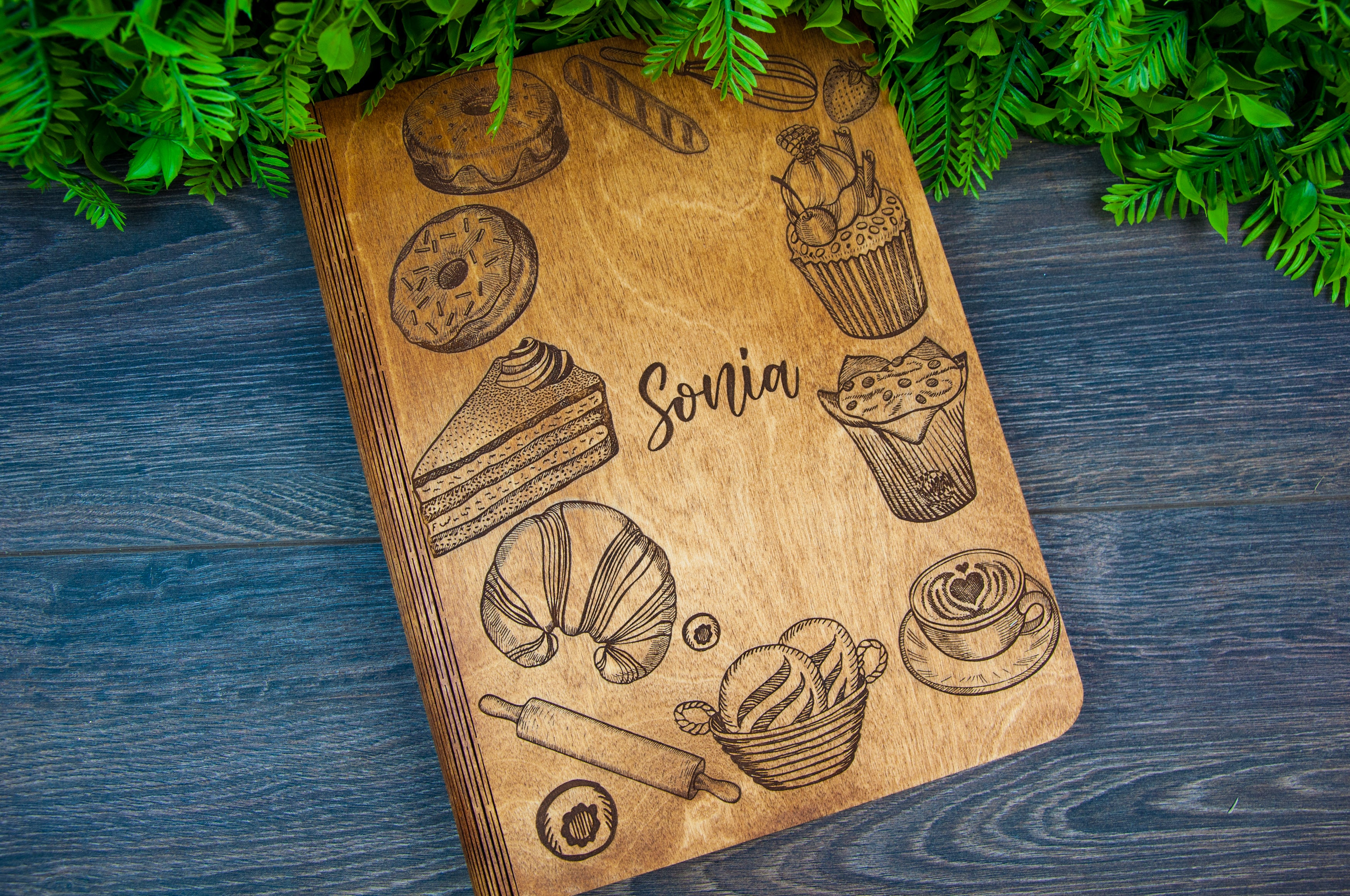 BLANK COOKBOOK BINDER PERSONALIZED RECIPE BOOK