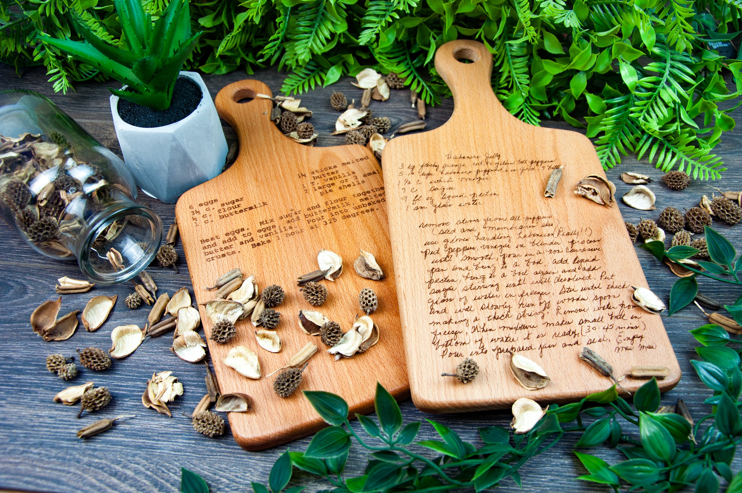 RECIPE CUTTING BOARD MOTHERS DAY GIFT GIFT FOR HER PERSONALIZED GIFT KITCHEN DECOR