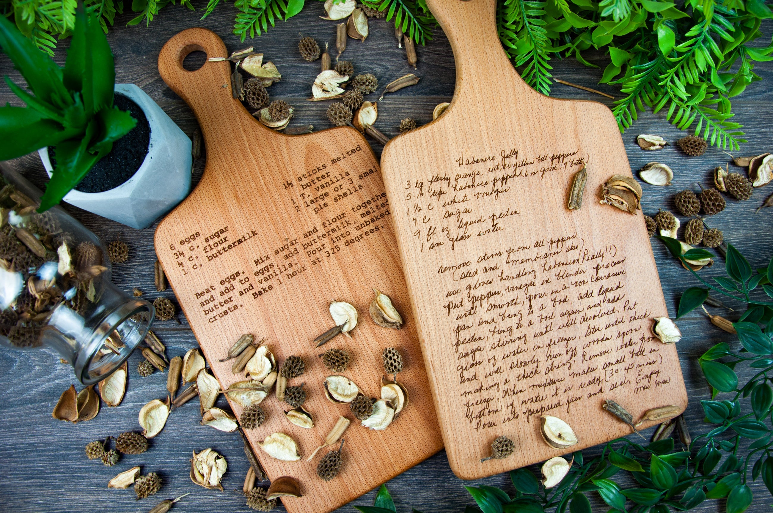 Wooden Cutting Board (15”x8”), Kitchen Decor, Hello Design