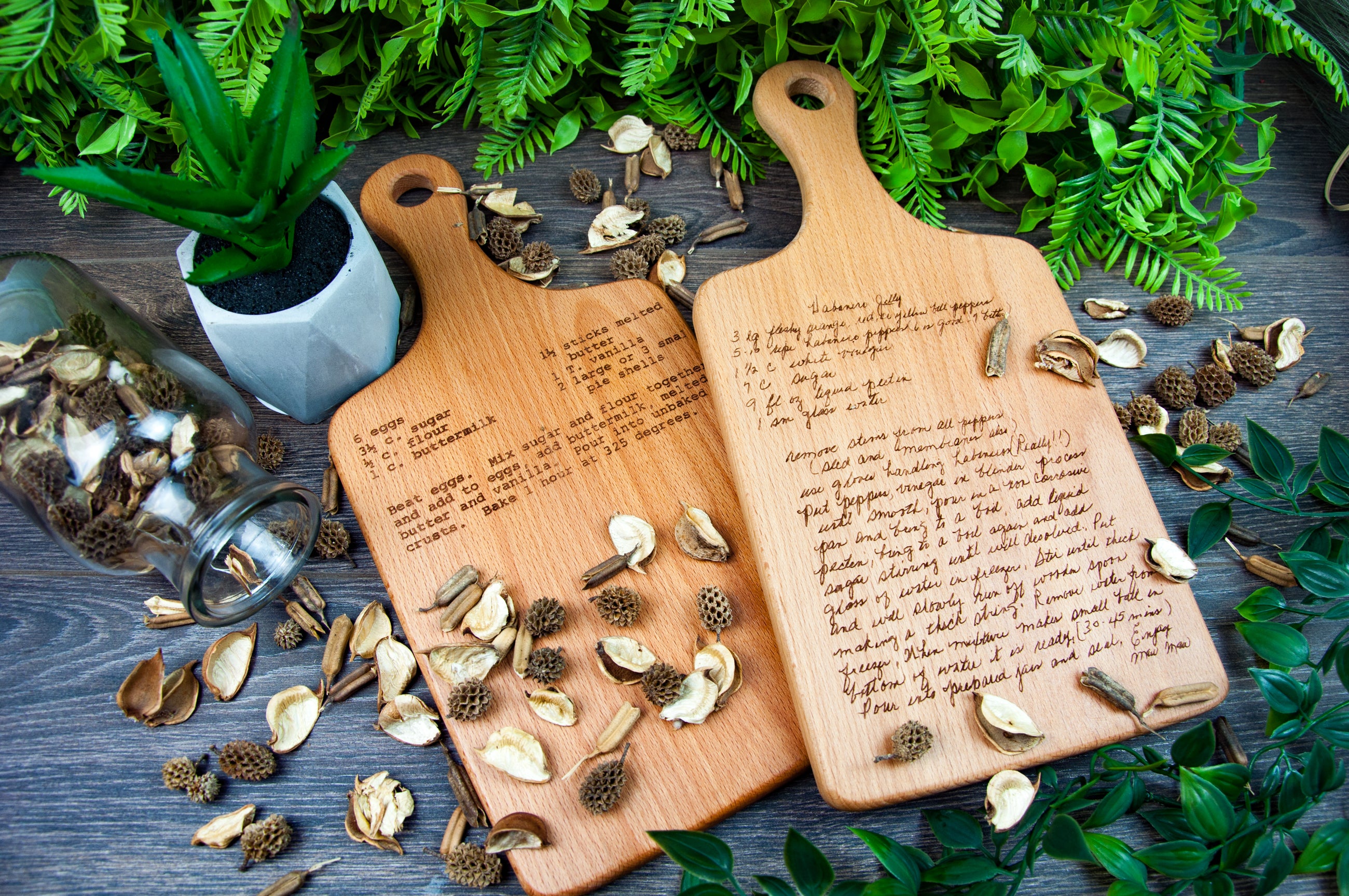 RECIPE CUTTING BOARD MOTHERS DAY GIFT GIFT FOR HER PERSONALIZED GIFT KITCHEN DECOR