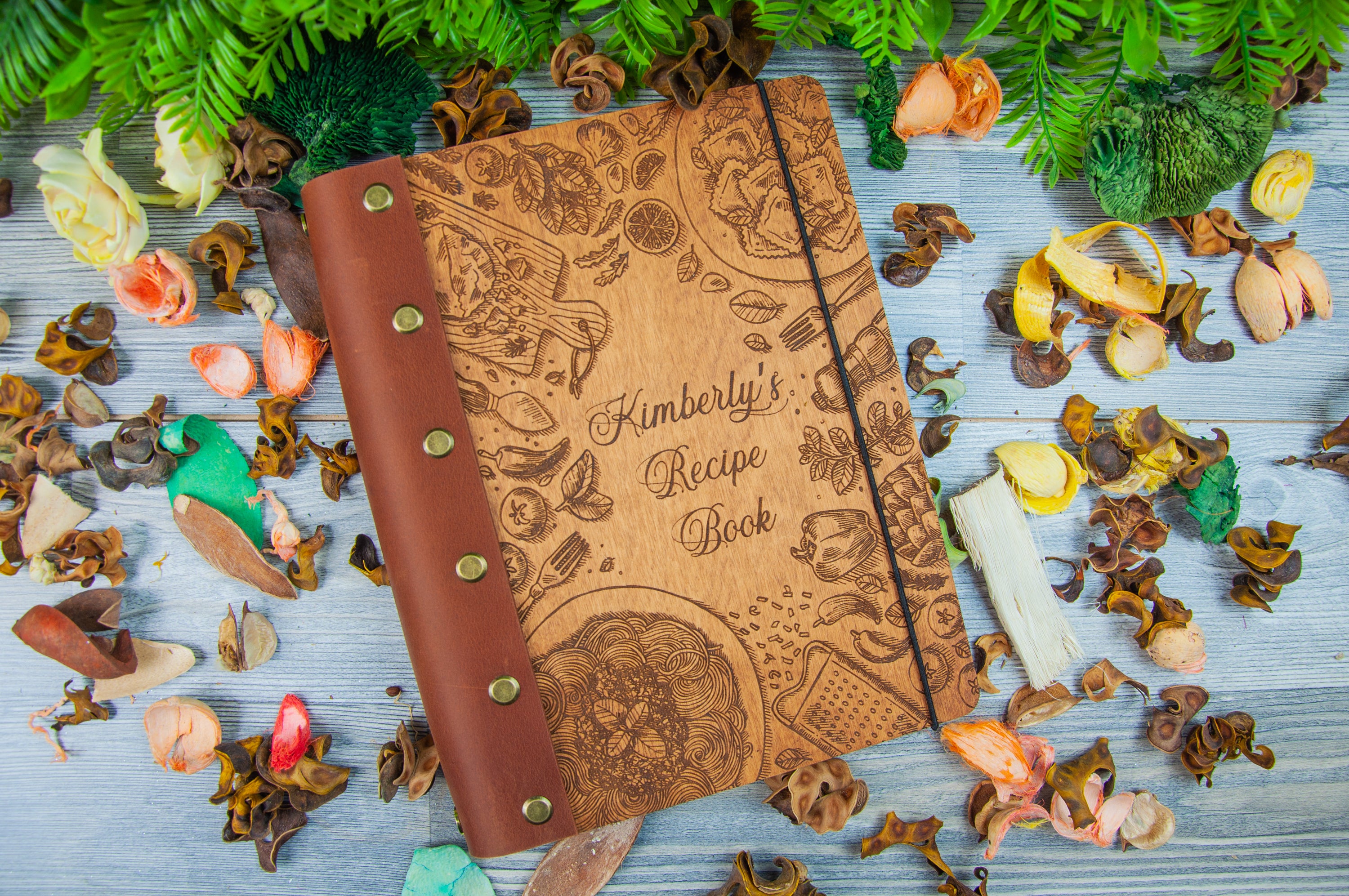 PERSONALIZED LEATHER JOURNAL СOVER VINTAGE LEATHER